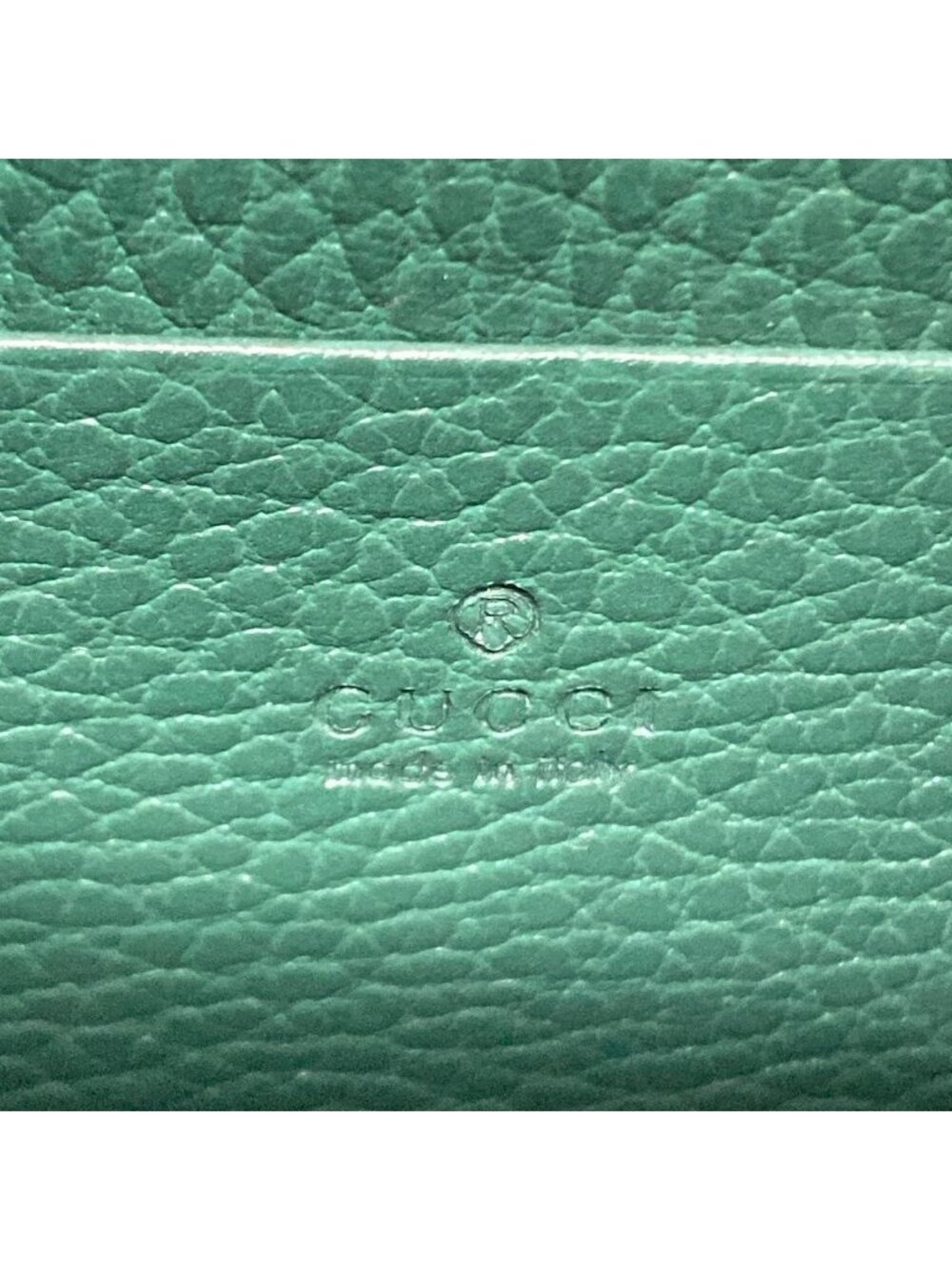 Gucci Shoulder Bag Dionysus Green Chain Removable Strap Line Stone Leather - Picture 9 of 15